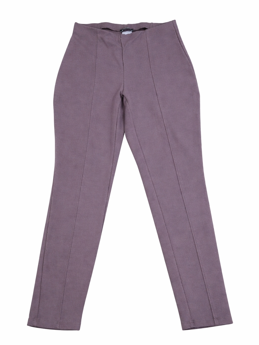Express Slim Ponte Pull On Pants Mauve Purple Size S High Rise Stretch